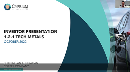 1-2-1 Tech Metals Investor Presentation
